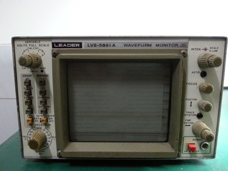 Lida 5861A LVS-5861A PAL standard waveform monitor monitoring oscilloscope special price processing