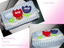 Crown * san se hua zhi jin he tao tissue box zhi jin chou sets paper towel sets zhi jin tao