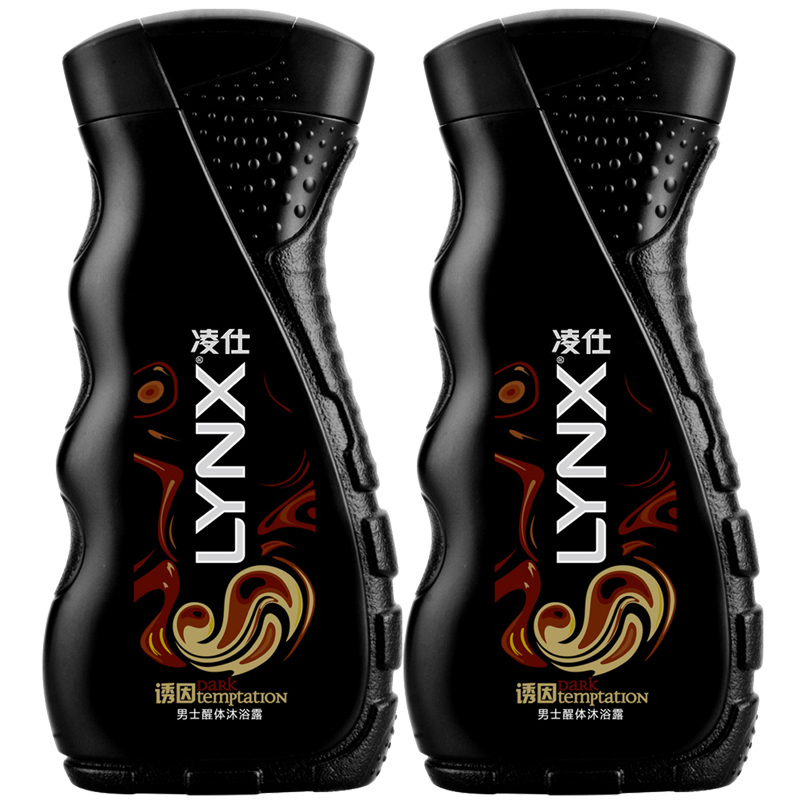 Lynx axe凌仕效应男士醒体沐浴露诱因400ml X2套装 原价55.80元