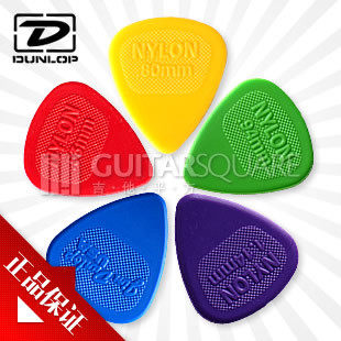 Guitar Squared Dunlop American Dunlop Nylon Midi Nylon Multicolor Guitar Picks