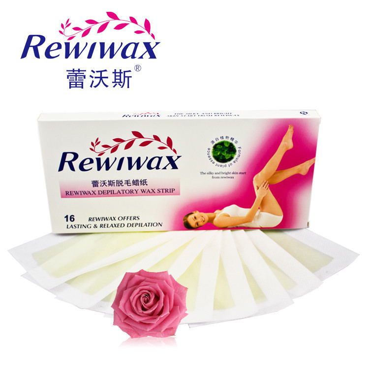 正品REWiWAX/蕾沃斯玫瑰脱毛蜡纸16片装