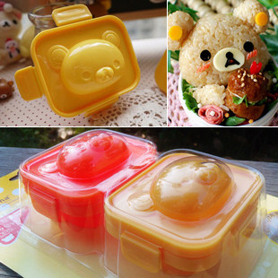 Easy Bear rice Bento Baby rice ball mold set Children's sushi rice ball tool animal DIY mold