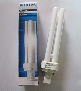 Philips PHILIPS 18W yellow light separation energy-saving lamp PL-C18W 830 2P color temperature 3000K