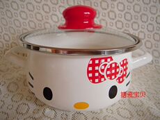 Кастрюля Подлинная аутентичные привет Китти 16