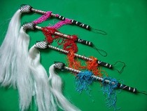Twisted whisk Tai Chi whisk performance whisk Tai Chi Buddha dust stage performance props
