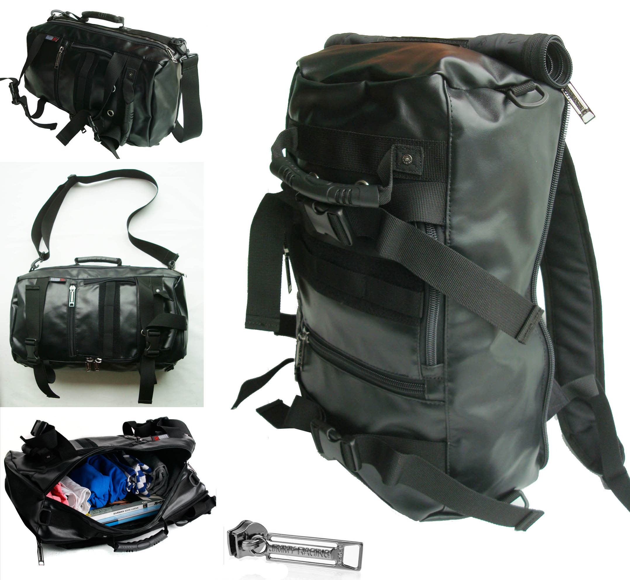 Clear Goods Good Cortical Travel Bag Skateboard Three Use Handbag Single Shoulder Bag Inclined Satchel Double Shoulder Bag Men