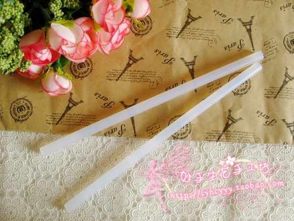 DIY handmade cloth art head ornament transparent hot melt adhesive stick adhesive adhesive strips in diameter about 7CM 0 0 7CM 5 roots-Taobao