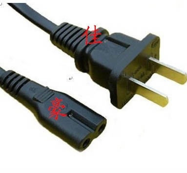 Applicable HP printer power cord HP inkjet mechatronics source line 2 holes 8 word line 2 core power cord 8 typeface-Taobao