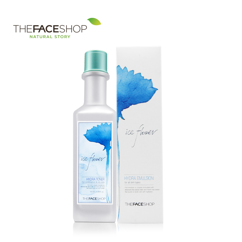 The Face Shop 菲诗小铺冰花保湿爽肤水 韩国进口 清爽保湿