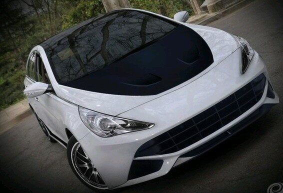 Sonata VIII 8 f12 modification Soba special modification large surround F12 front bar Rear bar side skirt