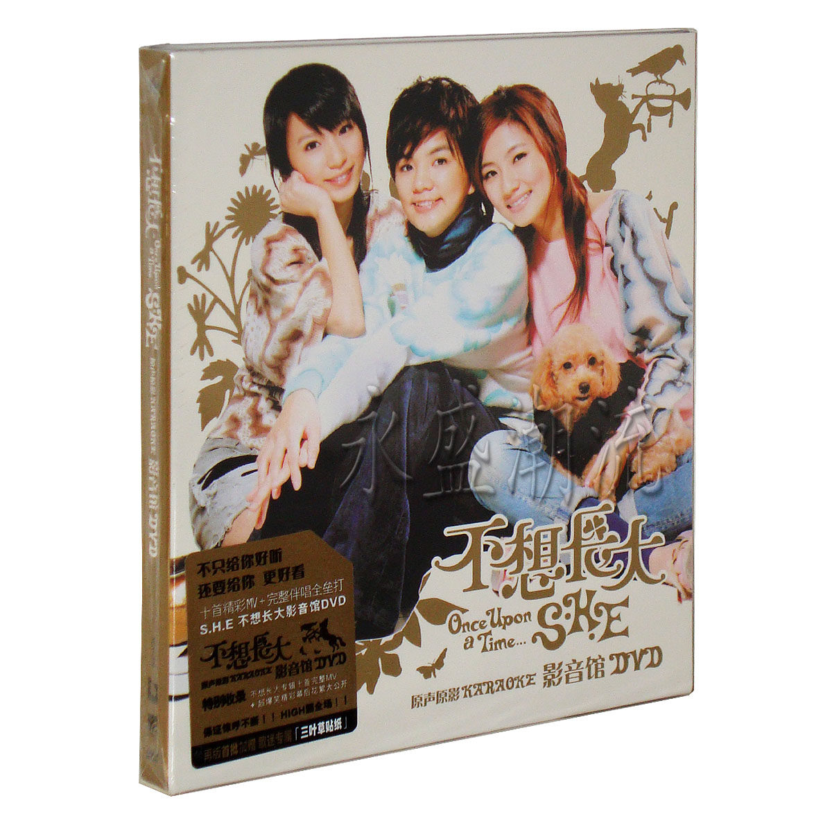 【正版】S.H.E/SHE：不想长大 影音馆 2DVD 2013星外星再版