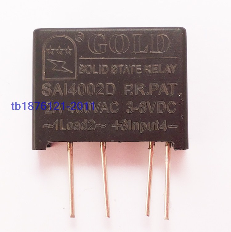 Special GOLD Gute PCB solid state relay SAI4002D DC control AC circuit board installation 2A