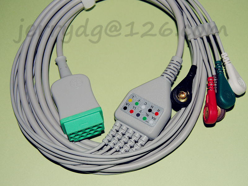 GE Dash2000 Dash3000 4000 Dash 2500 Dash1800 monitor ECG cable
