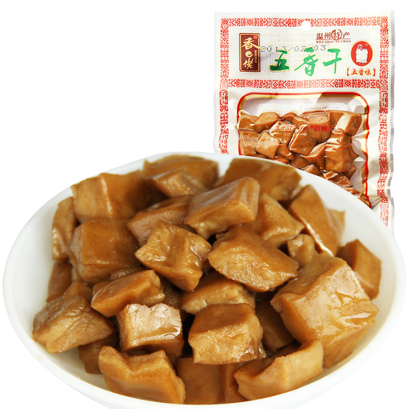 【天猫超市】香巴佬 五香干 72g袋 五香味 豆腐干 豆制品 零食