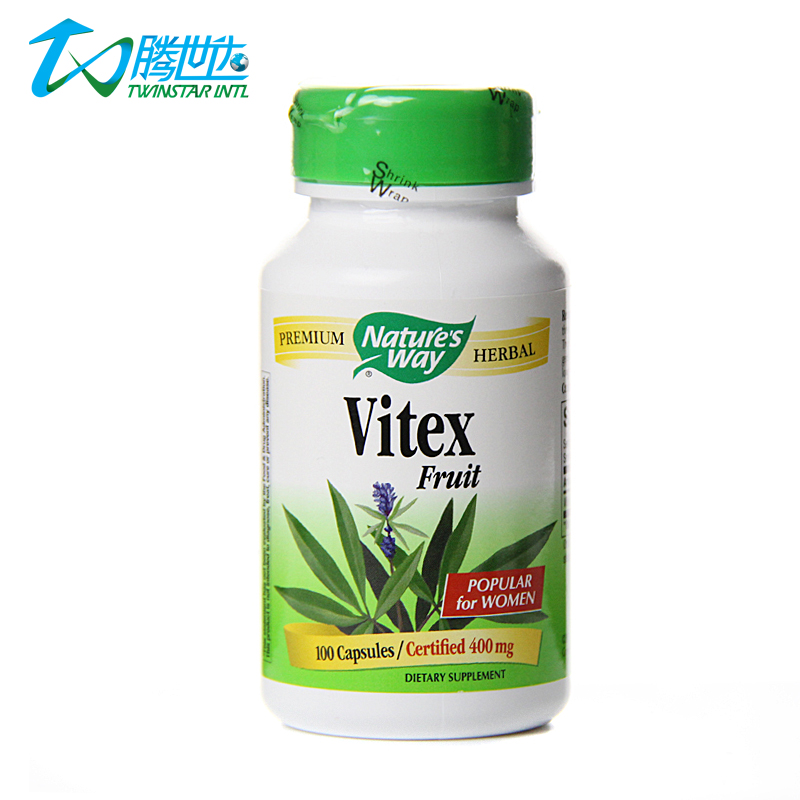 美国直邮 Nature's Way天然圣洁莓黄体素 100粒