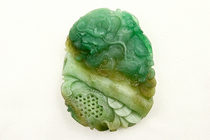 Nanyang Solo Mountain Jade Dragon Pendant Unique Mountain Jade Dragon Jade Gentian Blue Dragon Walking World Item Pendant Solo Mountain Jade Bamboo Festival Pendant