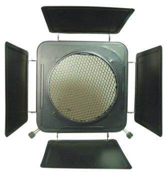 Universal honeycomb hood for film and television lamps (with four-leaf bezel and colour sheet)