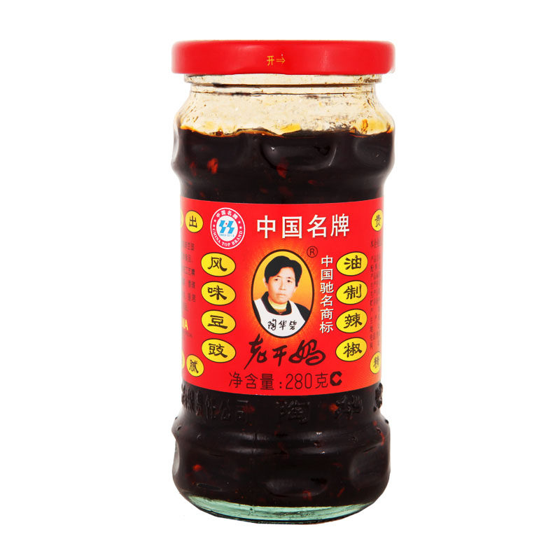 【天猫超市】陶华碧老干妈风味豆豉油制辣椒280g/瓶  调料佐餐