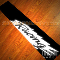 Reflective car stickers rear windshield stickers windshield stickers racing front windshield car stickers modified windshield universal