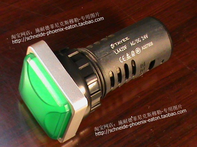 Tianyi TAYEE indicator light Φ22 square green LED TUV CCS CE LA42DF AC DC24V G