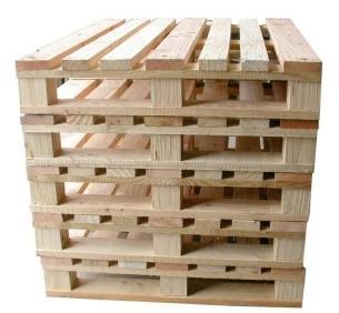 New solid wood pallet pallets Jiudunchuan type stacker board warehouse wooden floor board logistics wooden pallet