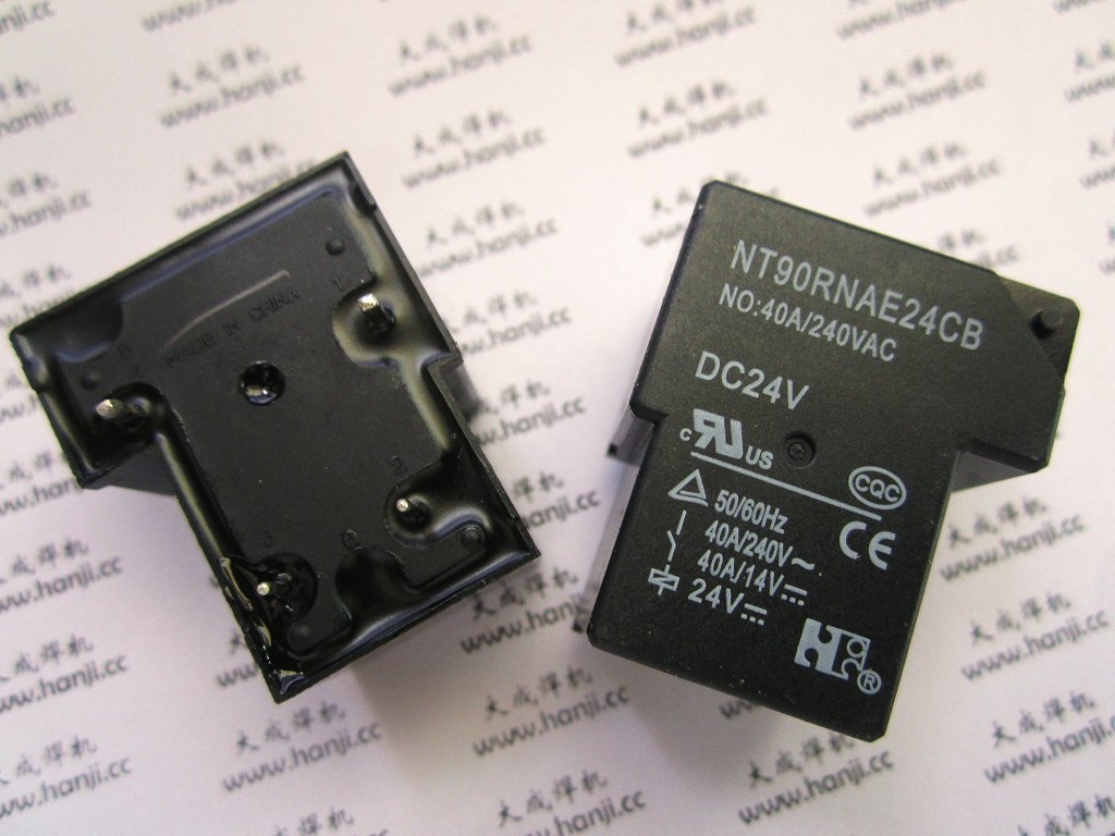 Welding machine accessories NT90RNAE24CB High power DC 24V 40A relay four corners T90