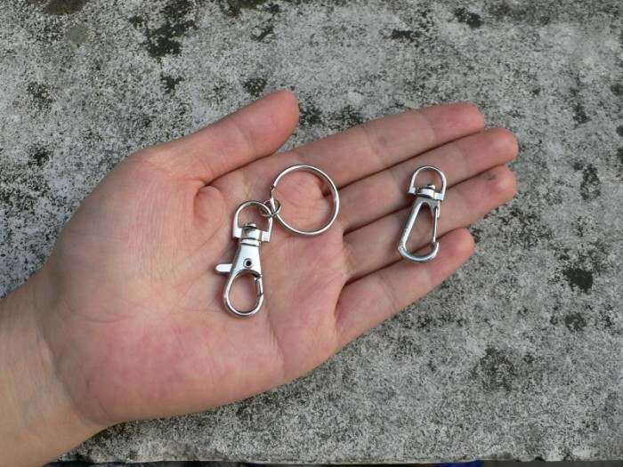 Keychain Keychain Single ring Small stainless steel