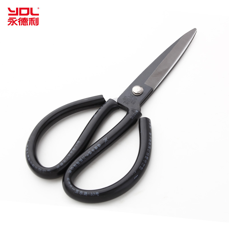 Yong Deli High carbon steel large scissors industrial cutting cutting household scissors durable civilian scissors P large