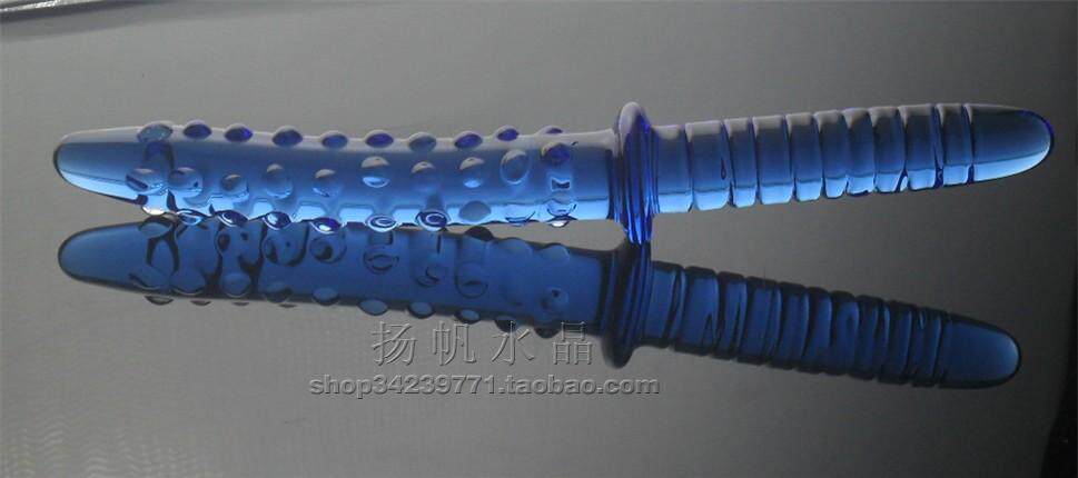 Crystal Yangs Crystal glass Women with a masturbator female use appliance Romance Items Ice Fire Rod 0137