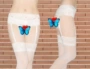 Trắng gợi cảm đồ lót phụ nữ ren garter mở tập tin thong ống dài vớ ba mảnh dây nịt cơ thể co dãn