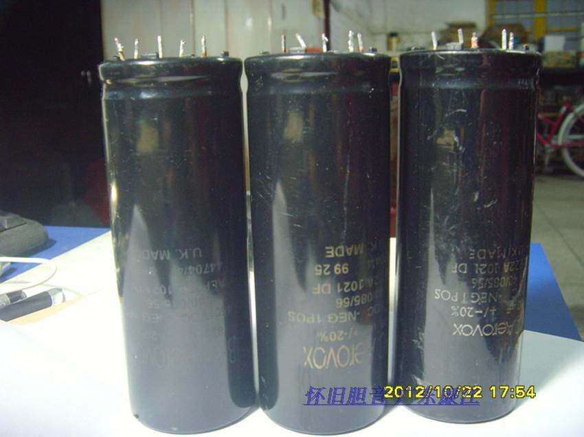 U K UK BHC AEROVOX 820UF 450V bile machine fever capacitor special offer