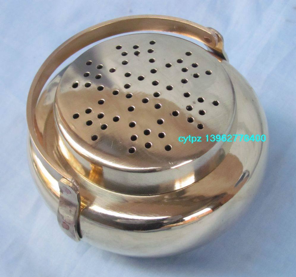 Nantong coppersmith craft thickened raw copper hand furnace foot furnace Wang basin copper fire rush wedding collection with trumpet