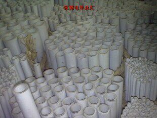 High temperature ceramic tube high aluminium tube corundum tube insulating high temperature resistant tube high aluminium tube ceramic tube outer diameter 6 * 1200
