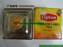Imported Lipton black tea yellow pot Lipton black tea Ceylon Hong Kong style milk tea signature stockings Special 500g canned