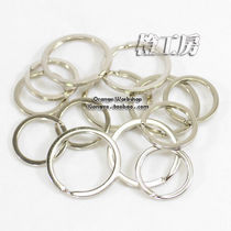 Key ring Key ring Keychain Steel chrome plated stainless DIY small accessories Size number