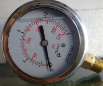 YN60 16Kg 225Psi shock pressure gauge Shanghai Zhengbao pressure gauge factory