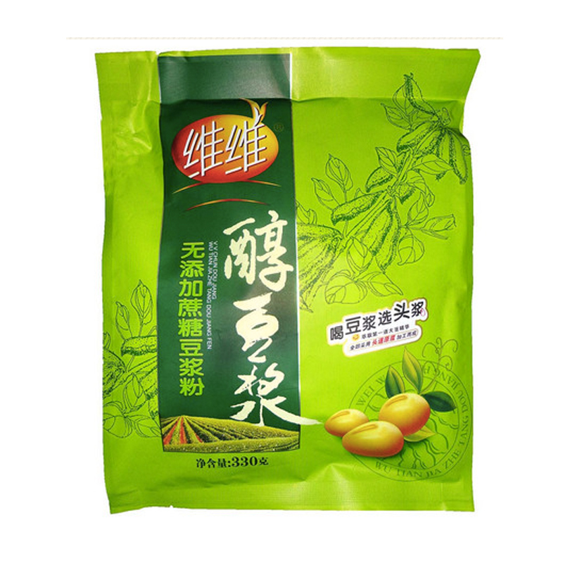 【天猫超市】维维 330g醇豆浆无添加蔗糖豆浆粉