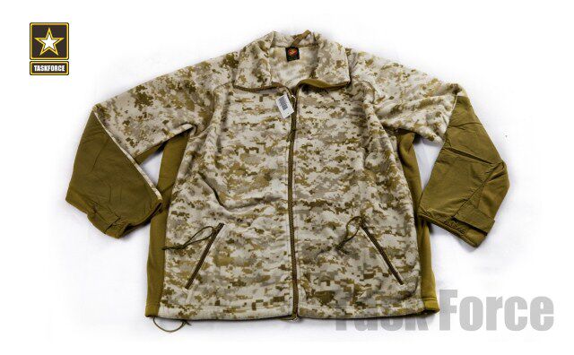 Brand New American Original Goods USMC Sand number Polartec grip suede Outdoor mountaineering tactics Cold-proof warm jacket