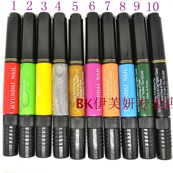正品美甲工具两用点花笔点画笔针刷两用绘画笔彩绘笔拉线笔