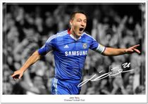 #Chelsea John Terry Signature Photo Chelsea John Terry