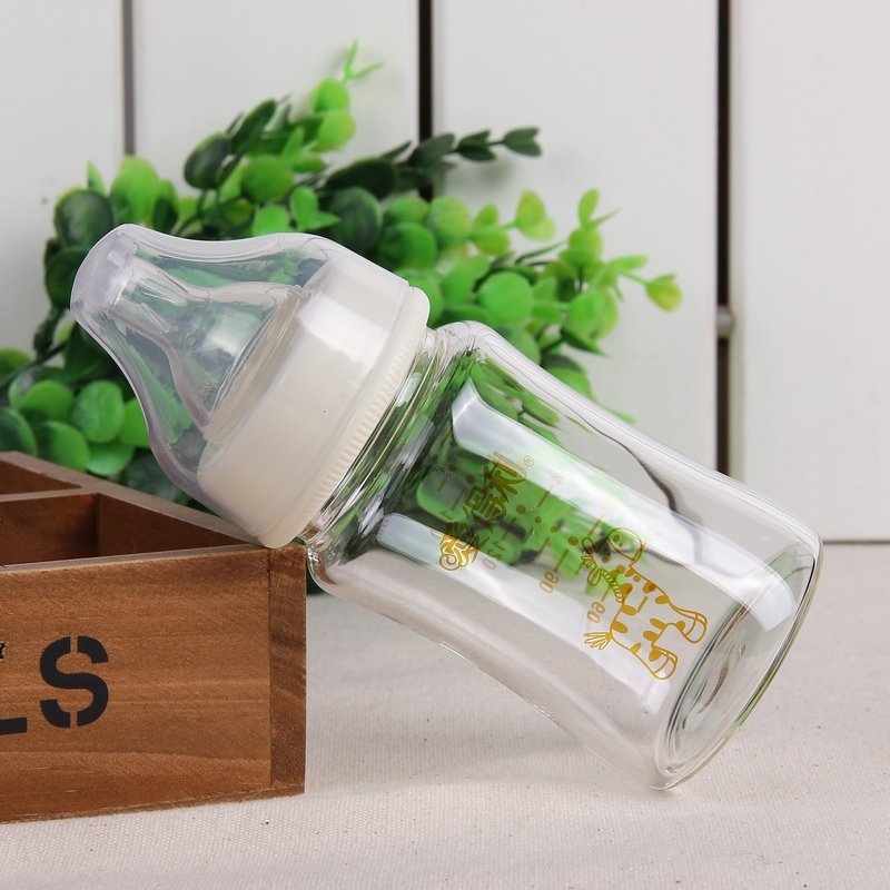 爱得利晶钻玻璃奶瓶150ml 240ml 宽口径新生儿储奶瓶 Y1022/Y1023