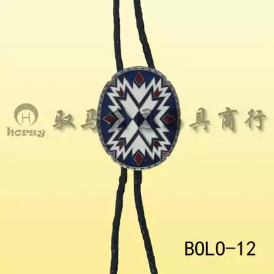 BOLO-12 Western cowboy bow tie tie buckle horse Paradise harness Knight supplies