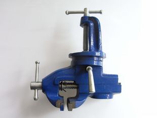 Precision small vise with 360-degree rotating table, mini bench pliers, micro electric drill supporting pliers 50mm