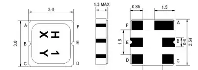 SAWNICS brand sound meter filter 1950MHZ SA1950AM 3 * 3MM 6PAD SMD