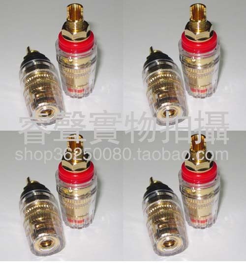 Pure copper gilded horn post head