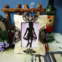 Chinese style photo frame horizontal decorative ornaments photo frame various DIY customized hand-painted hand-made