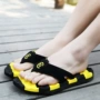 Mùa hè thoải mái massage pinch flip flops xu hướng dép của nam giới dép bình thường triều kéo non-slip bãi biển dép và dép đi trong nhà dép nam cao cấp