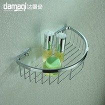 Damanqi bathroom stainless steel bathroom shelf Bathroom makeup rack Shower gel mesh basket single layer