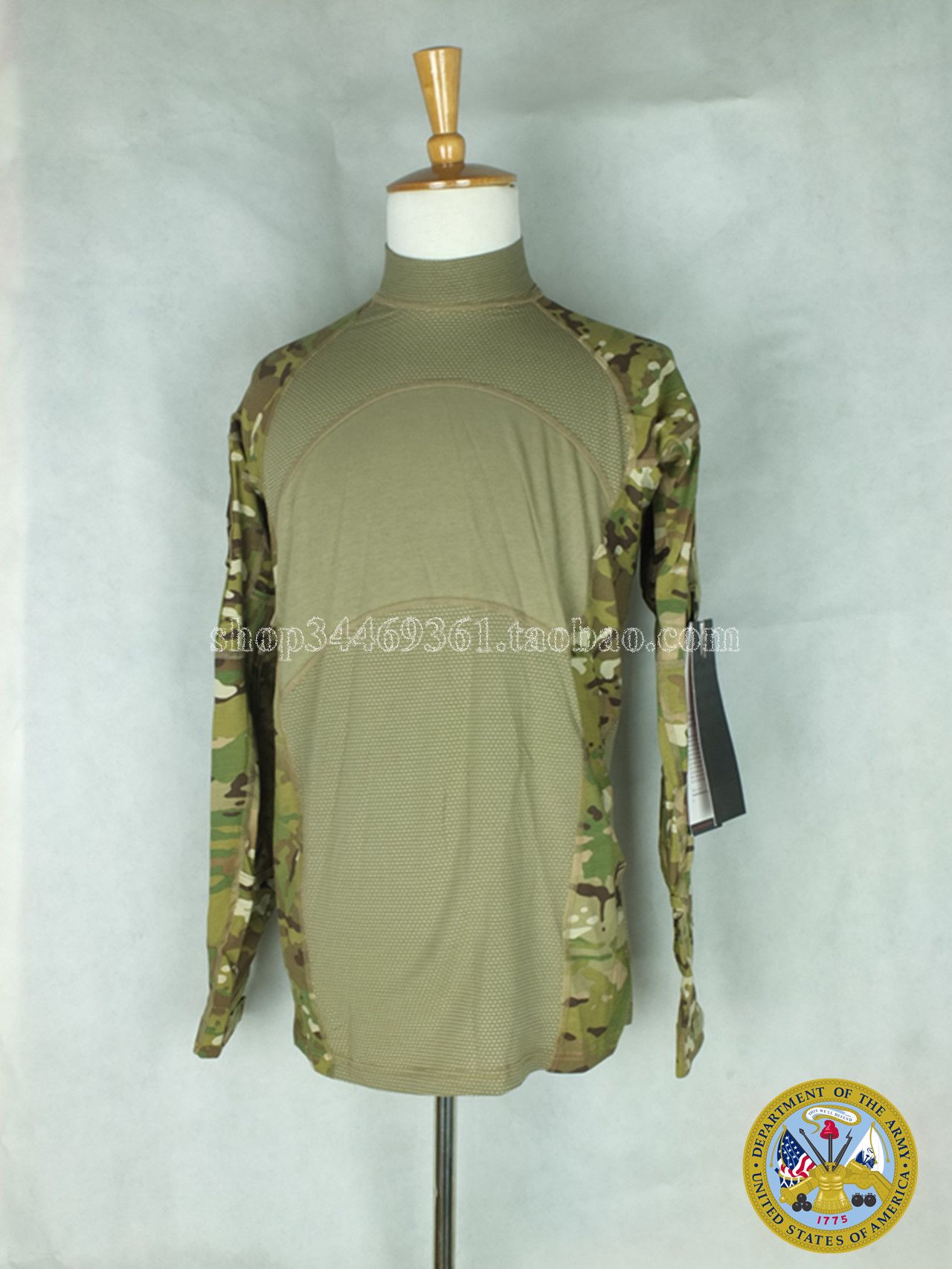 US ARMY New US LU Army ACS Flame Reduction Dry T-Shirt MC Camouflage OCP MASSIF