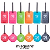 M Square Luggage Brand Tag Tag милый творческий багаж список багажных партий